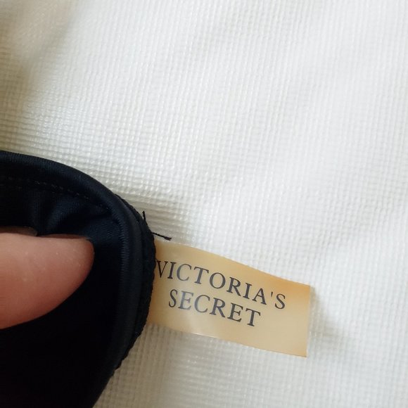 Victoria's Secret Strappy Cut Out Sides One Piece Black Swimsuit - Picture 5 of 7